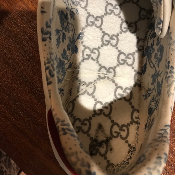 Gucci Ace Sneakers white Authentic US Womens 8 Mens 5.5 - Picture 7 of 9